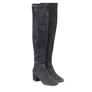 Cole Haan Suede Over-The-Knee boots.